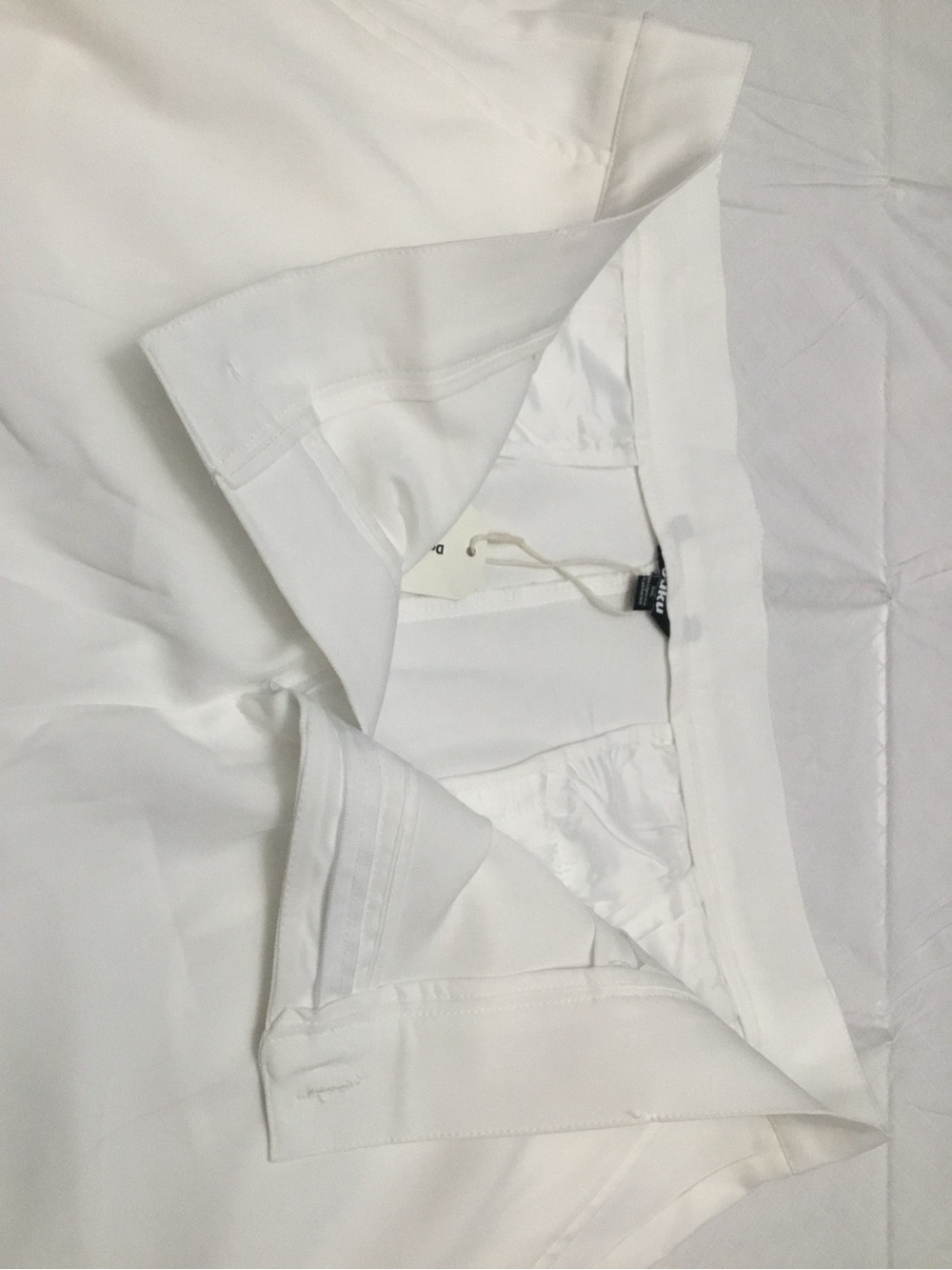 Men's White Classic Dress Pants - Picture 6 of 15